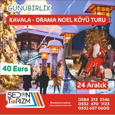 YUNANİSTAN NOEL BABA KÖYÜ GEZİSİ 24 ARALIK 2023