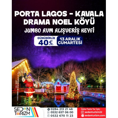 GÜNÜBİRLİK DRAMA NOEL KÖYÜ TURU 13 ARALIK 2025