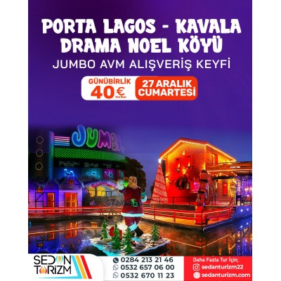 GÜNÜBİRLİK DRAMA NOEL KÖYÜ TURU 27 ARALIK 2025