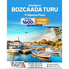 GÜNÜBİRLİK BOZCAADA TURU ''YÜZME MOLALI''  17 AĞUSTOS 2025