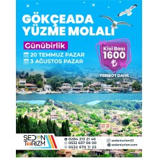 GÜNÜBİRLİK GÖKÇEADA  TURU 20 TEMMUZ 2025