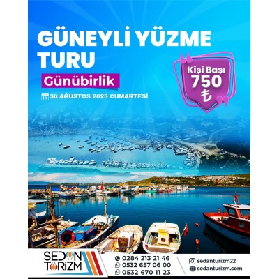GÜNÜBİRLİK  GÜNEYLİ KOYU’NDA  YÜZME TURU 30 AĞUSTOS 2025