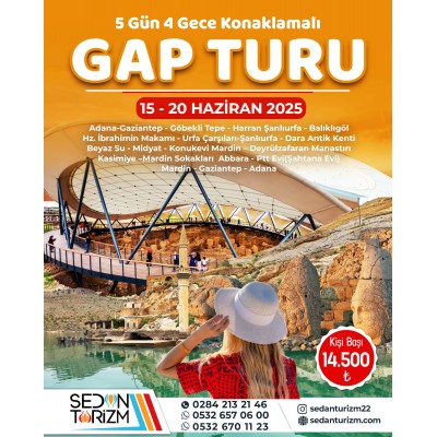 GAP TURU 15-20 HAZİRAN 2025