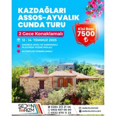ASSOS-CUNDA ADASI-ADATEPE KÖYÜ ''YÜZME MOLALI'' 12-14 TEMMUZ 2025