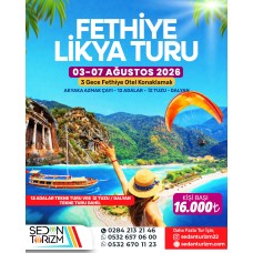 LİKYA TURU 03-07 AĞUSTOS 2026