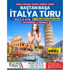 İTALYA TURU 26 HAZİRAN-03 TEMMUZ 2026 İTALYA TURU 26 HAZİRAN-03 TEMMUZ 2026