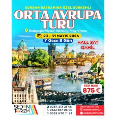 KURBAN BAYRAMI’NDA  ORTA AVRUPA TURU 23-31 MAYIS 2026