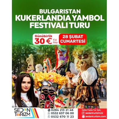 KUKERLANDİA ; YAMBOL  MASKE FESTİVALİ 28 ŞUBAT 2026